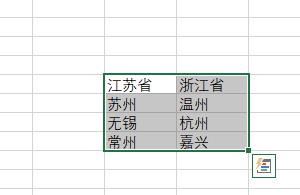 办公软件使用之Excel如何下拉菜单自动关联数据？Excel下拉自动关联数据的方法