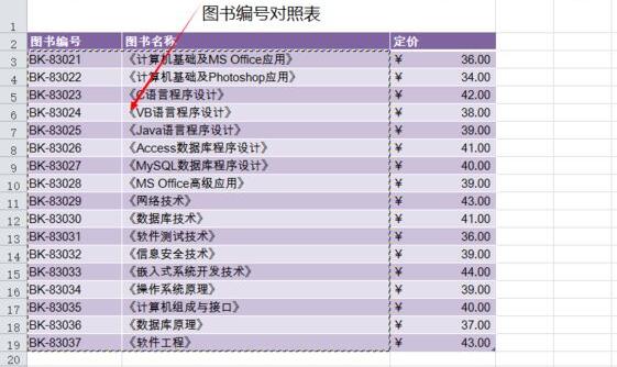 办公软件使用之使用vlookup函数完成自动填充图书名称的方法