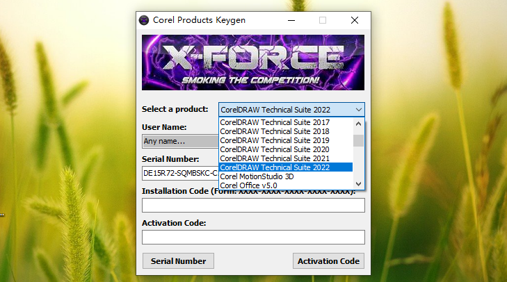 [辅助工具]Corel2023激活工具,Corel CorelDRAW注册机,Corel Products KeyGen 2023 V1 by X-Force KeyGen注册机