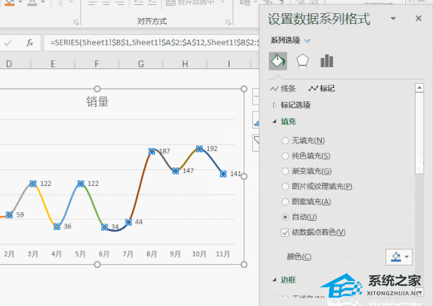 办公软件使用之Excel软件中如何制作折线图详细图文教程