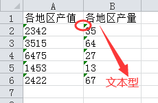 办公软件使用之Excel文本数据无法求和怎么办？Excel文本数据无法求和的解决方法