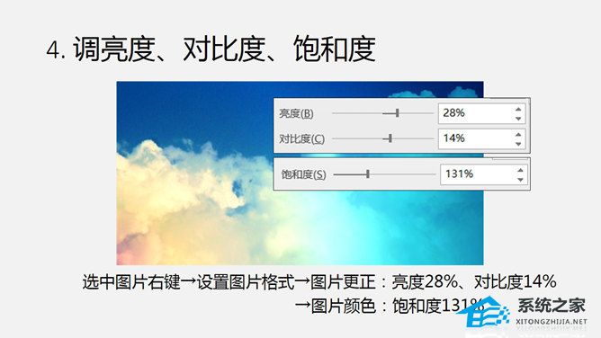 办公软件使用之PPT如何制作梦幻彩云？PPT制作梦幻彩云教程