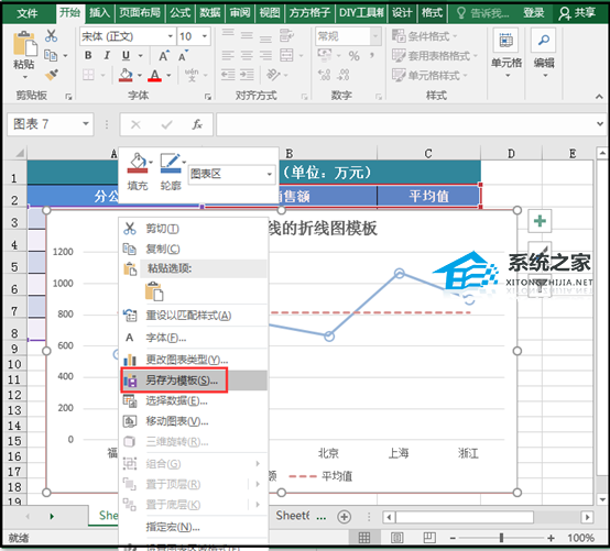 办公软件使用之Excel如何将自定义图表另存为模板？Excel将自定义图表另存为模板方法
