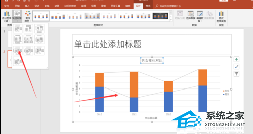 办公软件使用之PPT如何绘制柱状图？PPT导入数据制作柱状图的方法