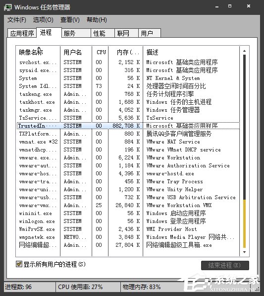 [系统教程]Win7系统进程Trustedinstaller.exe占用内存很高怎么处理？