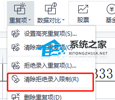 办公软件使用之WPS拒绝重复输入怎么取消？WPS无法录入重复项的解决方法