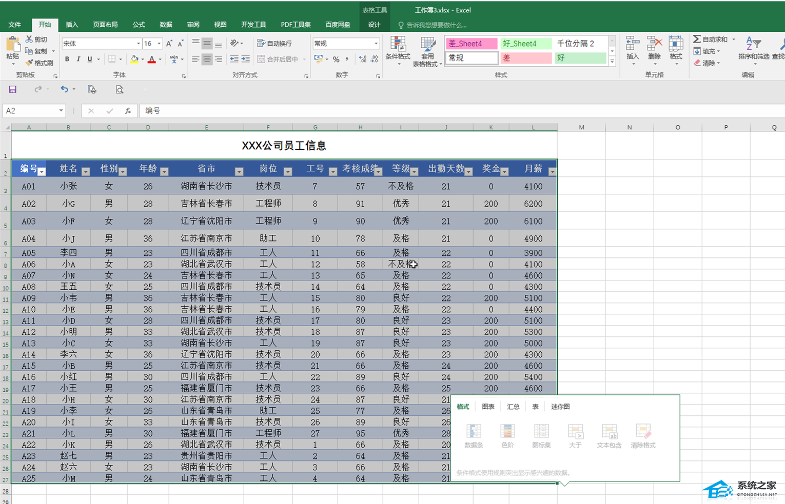 办公软件使用之Excel超级表格怎么取消？Excel取消超级表的方法