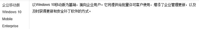 [系统教程]Win10版本有啥区别？Win10版本之间的区别对照表